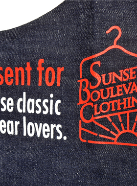 sunsetclothing牛仔限量海报