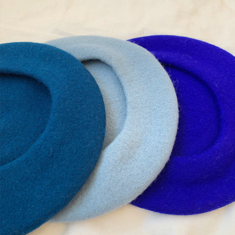 Wool Japanese beret warm hat