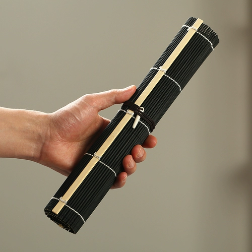 Черный пенал, штора, дышащий тканевый мешок, кисть для письма