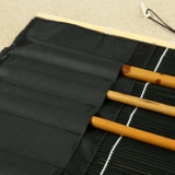 Черный пенал, штора, дышащий тканевый мешок, кисть для письма