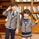 Suit spring autumn winter British girls kindergarten uniform