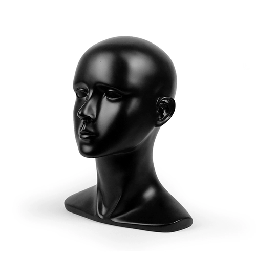 Стеклянный манекен головы, медицинская маска, шапка, 56см