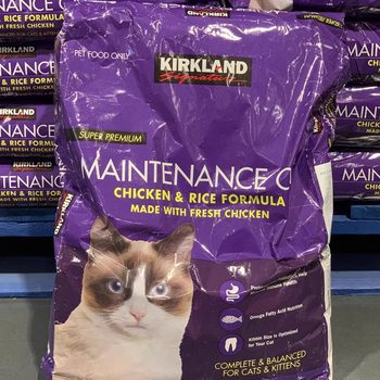 Mi Jie COSTCO KIRKLAND ເຂົ້າໄກ່ Kirkland ສູດອາຫານແມວ ລາຄາເຕັມ ໄກ່ຕາມໄລຍະເວລາ