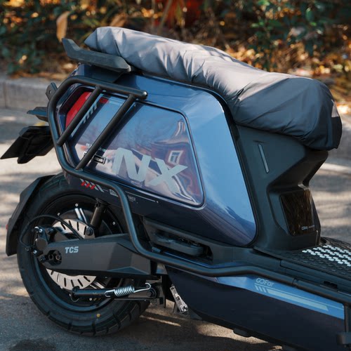 适用小牛新款NX风速版加粗加厚防撞保险杠护杠尾架货架改装配件 - 图2