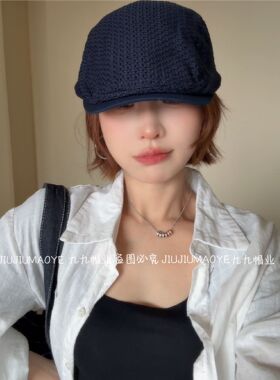 夏季网眼透气前进帽男女户外运动跑步遮阳防晒鸭舌帽子百搭贝雷帽