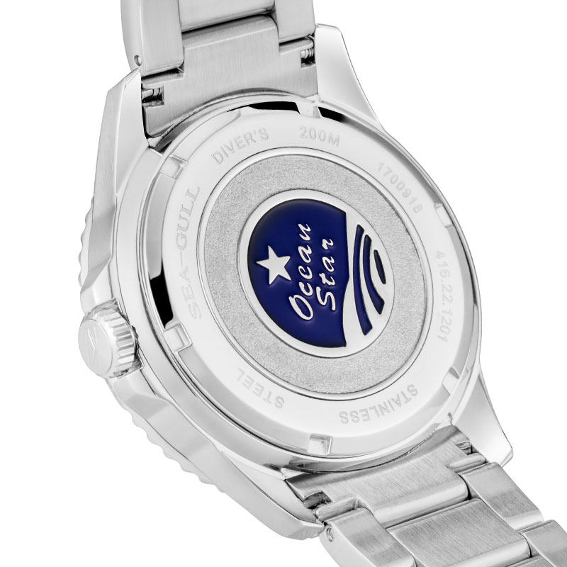 海鸥男进阶版陶瓷圈全自动潜水表 海鸥表优力联旭国产腕表