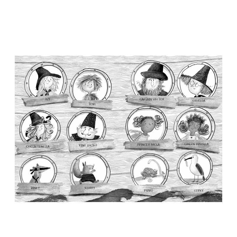 【预售】【米拉克拉王国的艾薇纽特】#4艾薇与吸血精灵 【Ivy Newt in Miracula】原版英文儿童桥梁书 插图初章书 善本图书 - 图0