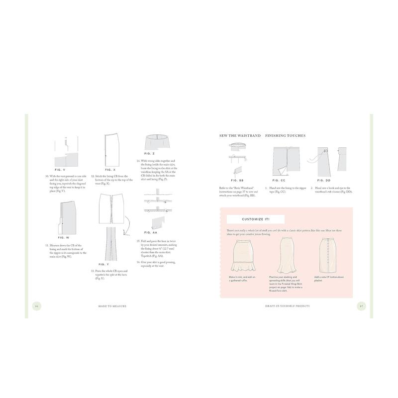 【预售】量体裁衣：定制衣橱设计与简易缝纫指南 Made to Measure An Easy Guide to Drafting and Sewing原版英文时尚善本图书-图1