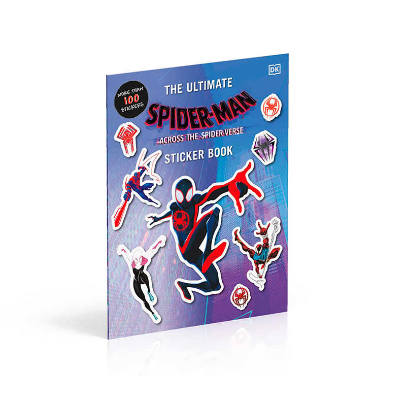 【预售】漫威蜘蛛侠：纵横宇宙 z极贴纸书Marvel Spider-Man Across the Spider-Verse Ultimate Sticker Book 英文儿童 善本图书 - 图0