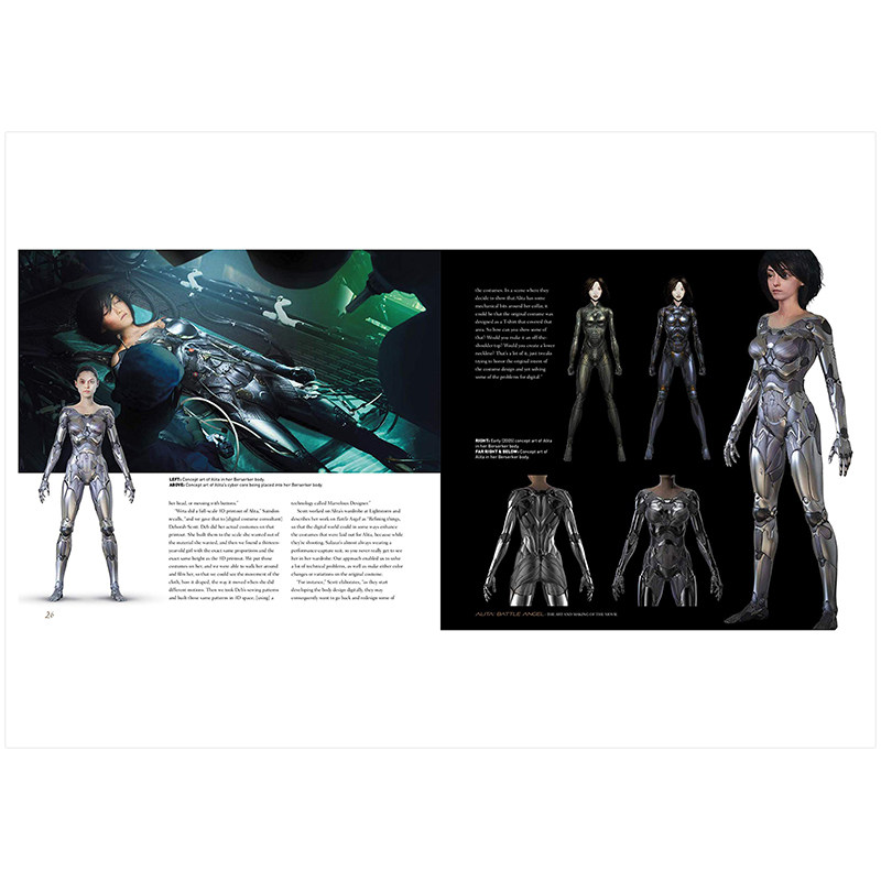 【现货】Alita: Battle Angel 阿丽塔.战斗天使 电影艺术制作设计集画册 英文原版