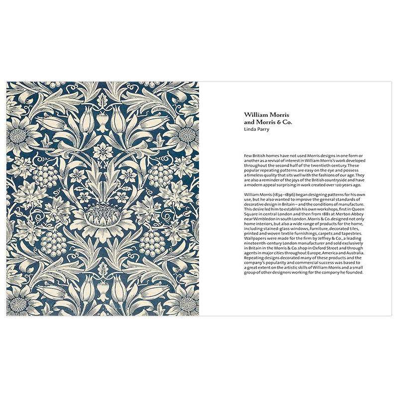 【现货】【V&A Pattern系列】William Morris威廉·莫里斯 服装图案 英文原版服装设计图形素材案例版式 善本图书 - 图1