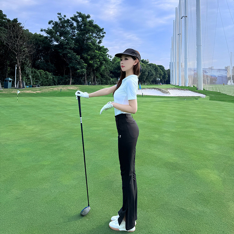 TASHI GOLF 时尚运动女套装速干弹力高尔夫球裤子运动短袖T恤上衣,淘宝优惠券,粉丝福利购,淘宝优惠卷