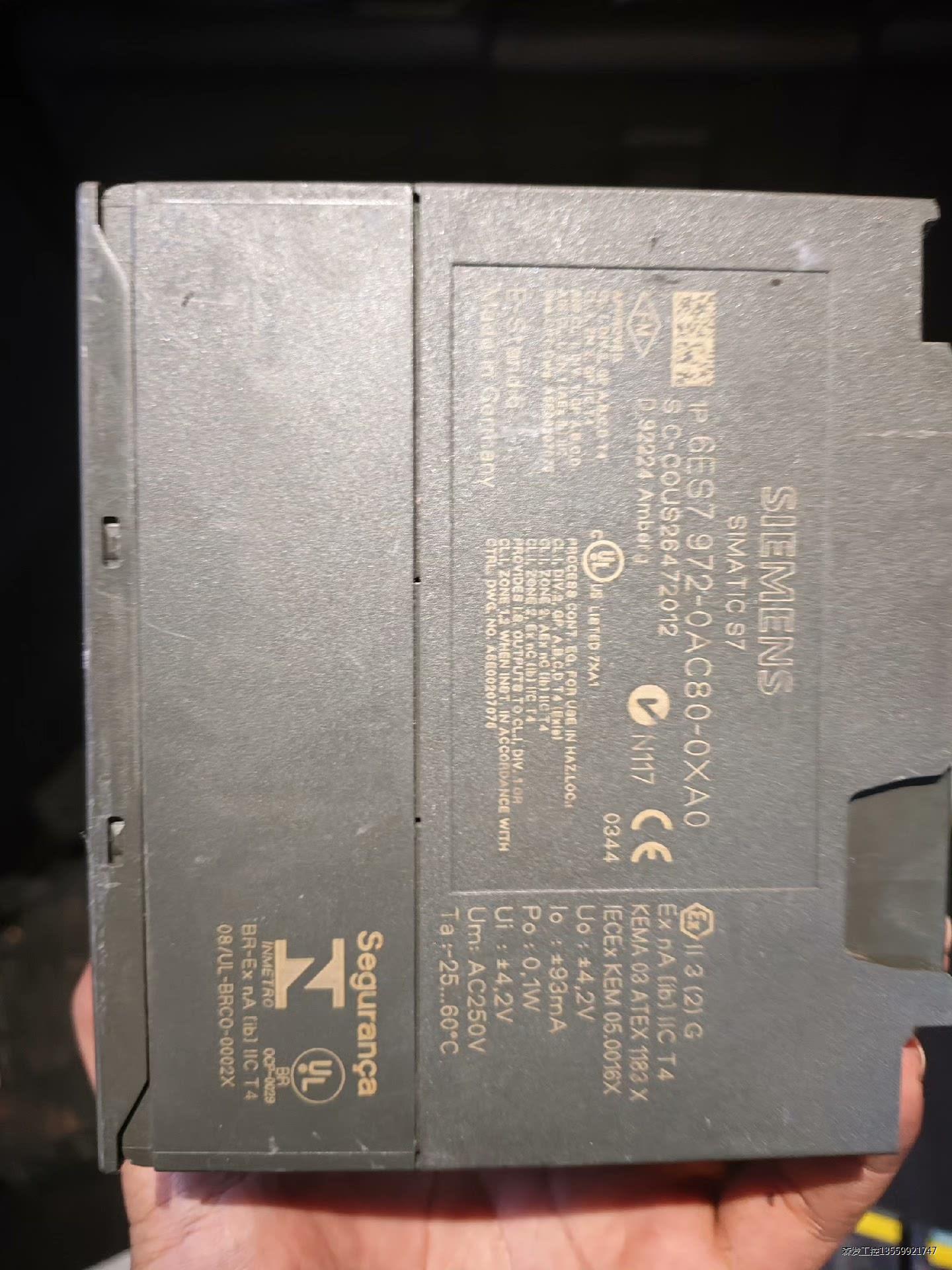 西门子972-0AC80-0XA0拆机的底部破损功能正-图0