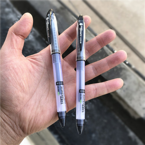 晨光GP1212灵智拔帽中性笔0.38全针管财务极细签字笔学生作业水笔 - 图2