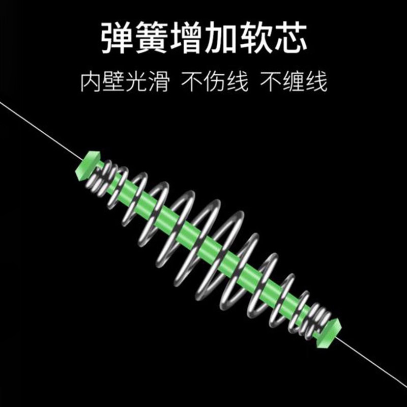 鲢鳙鱼钩专用小弹簧子线双钩线组配件手竿浮钓鲢鱼钓鱼弹簧托饵器,淘宝优惠券,粉丝福利购,淘宝优惠卷