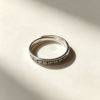 No taboo S925 sterling silver open adjustable ring