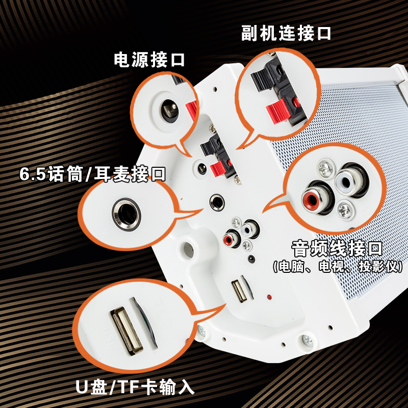 先科 ST501音柱有源蓝牙音响箱防水室外店铺学校商用壁挂广播喇叭 - 图3