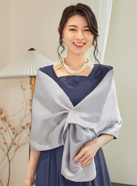 婚礼新娘小披肩女士伴娘姐妹团斗篷结婚礼服披风配旗袍外搭88013