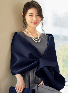 夏季结婚新娘披肩婚礼围巾女伴娘姐妹团礼服斗篷配旗袍披肩88013