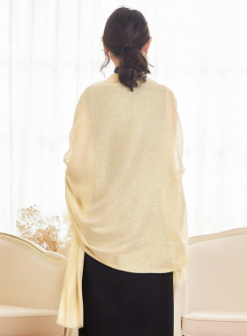 姐妹服披肩围巾婚纱巾婚礼宴会外披风旗袍外搭婆婆妈妈斗蓬88290