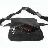 Тонкая поясная сумка подходит для мужчин и женщин, нагрудная сумка для влюбленных, модная сумка на одно плечо, из натуральной кожи, в корейском стиле