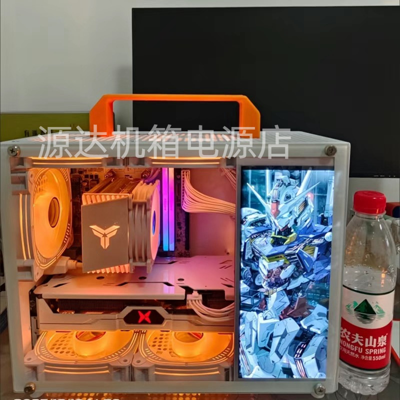 箱掌门SGPC傻瓜超人K77AIR便携A4手提ITX小机箱MATX迷你风冷K88Z-图0