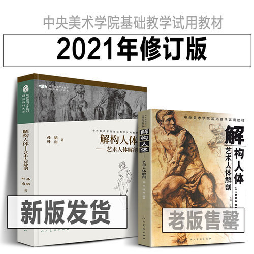 全套4册解构人体-艺术人体解剖+艺用阿尔比努斯解剖图谱+伯里曼人体结构绘画教学素描教程艺用人体结构教学中央美术学院教材书籍-图1