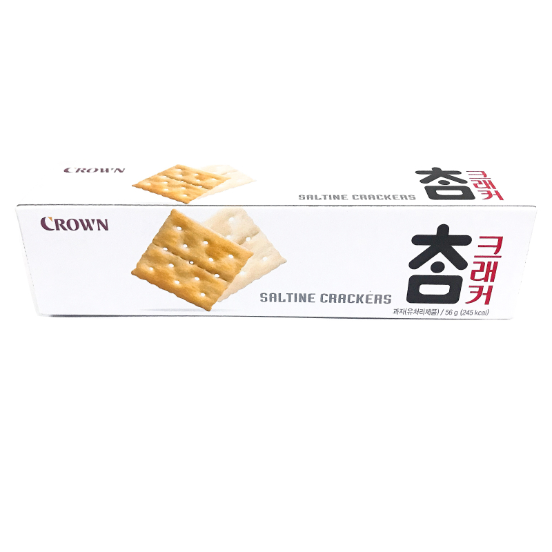 克丽安苏打原味饼干56g太口饼干韩国进口CROWN - 图0