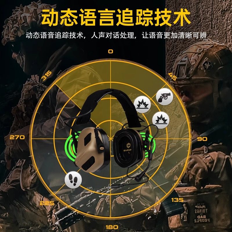 EARMOR耳魔M32X PLUS战术耳机拾音降噪fast头盔实弹射击听力防护,淘宝优惠券,粉丝福利购,淘宝优惠卷