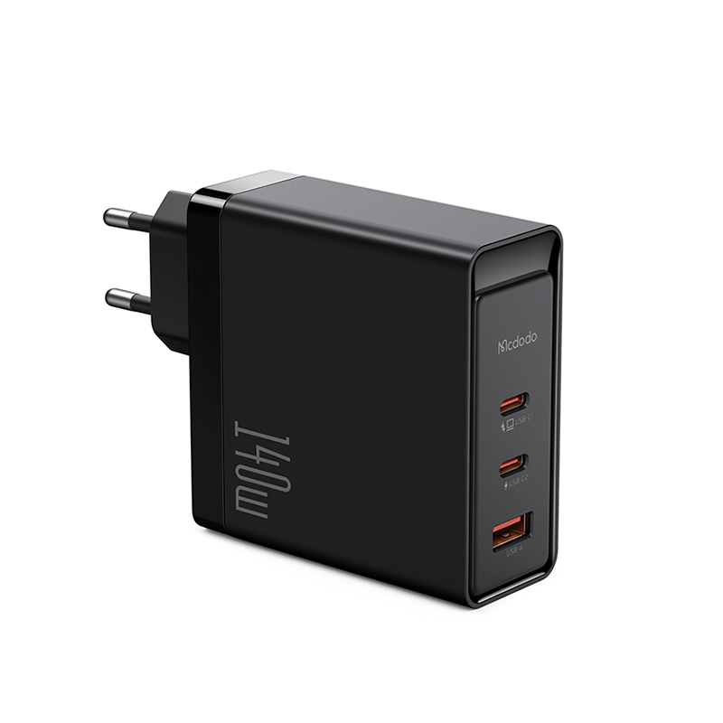 Mcdodo GaN 140W Charger USB QC4.0 PD Type C Charger适用于iPhone 14 Pro Max MacBook 欧规充电器EU Plug - 图3