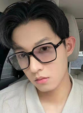 近视墨镜方形素颜大框女可配度数