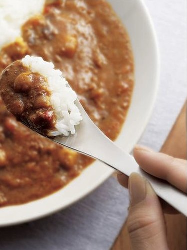 日本制进口家事问屋304不锈钢勺子儿童汤匙吃饭勺子调羹甜品勺 - 图0