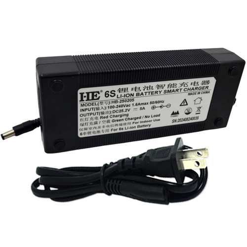 6串锂电池充电器24V21.6V22.2V聚合物三元18650智能3C认证25.2V5A - 图3