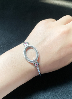 新月韩版时尚手镯手环空托
