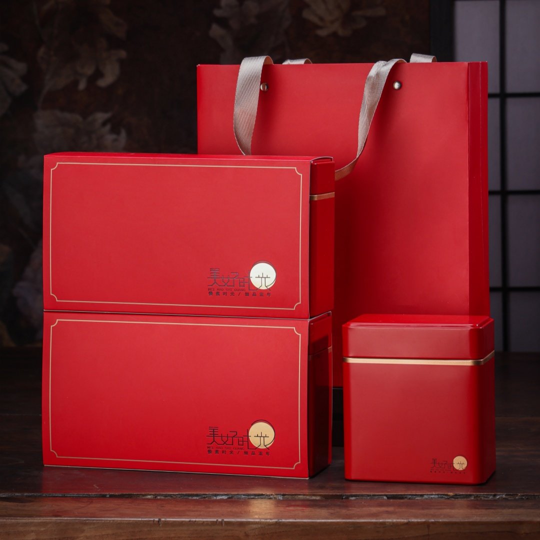 新款茶叶包装礼盒凤凰单枞红茶绿茶藤茶滇红莓茶通用茶叶铁罐空盒,淘宝优惠券,粉丝福利购,淘宝优惠卷