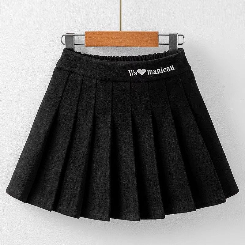 女童百褶裙短裙2025春秋装新款韩版儿童学院风女孩毛呢半身裙秋装,淘宝优惠券,粉丝福利购,淘宝优惠卷
