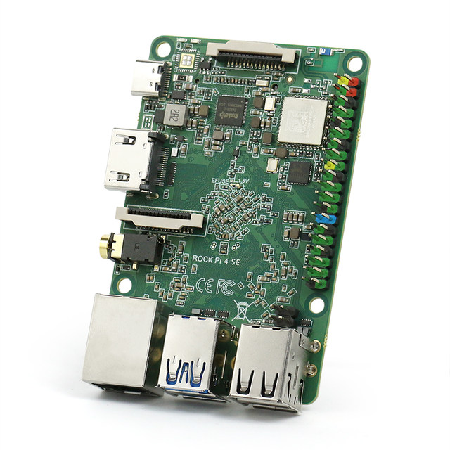 ROCK PI 4 SE development board 4G Rockchip RK3399 with wifi bluetooth compatible with Raspberry Pi Ubuntu