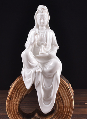 陶瓷佛像自在如意观音观世音菩萨