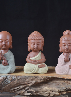 陶瓷佛像家居装饰品桌面小摆件