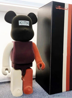 bearbrick1000%积木熊潮玩公仔装饰品玻璃钢雕塑客厅落地大摆件