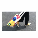 LTNS Self -Made не может устоять перед словами Qiaoya ya ya красочная сумка для цветов -холст