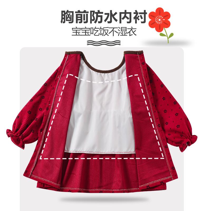 Autumn and winter outer wear baby girl princess dress apron