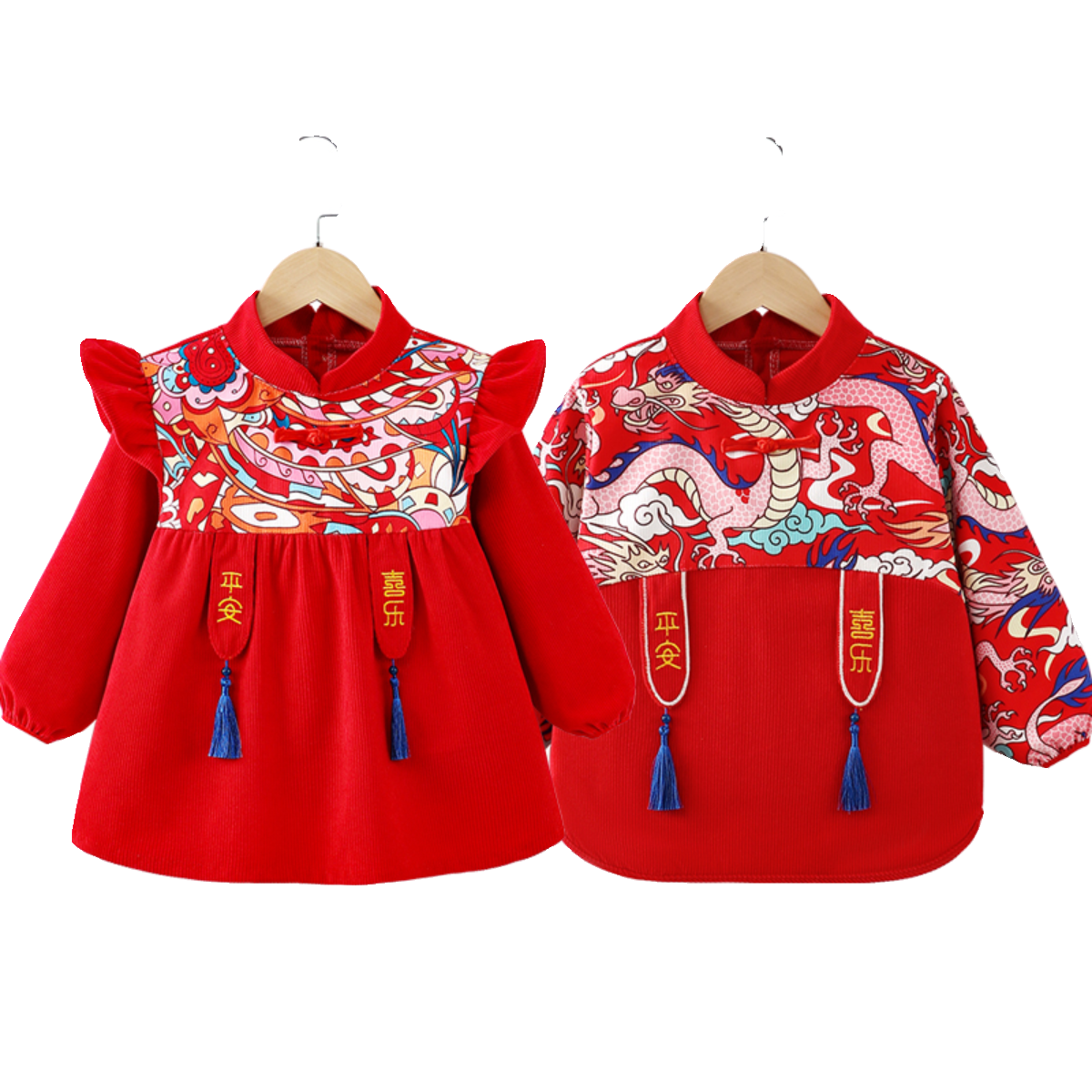 New Year baby New Year's greetings Chinese style blouse