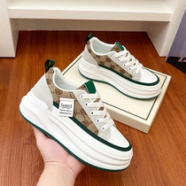 Star Same-style Sports Casual Thick bottom heightening Korean version 100 hitch lady 2023 autumn winter new trends XT702