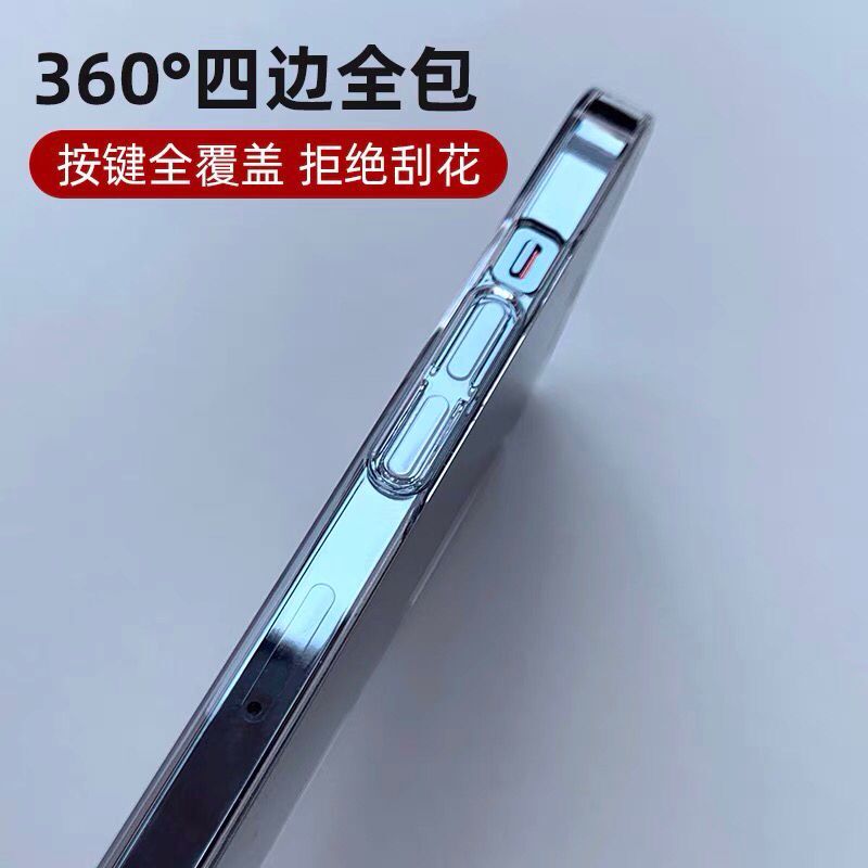 适用苹果17手机透明硬壳iPhone16ProMax全包镜头13超薄防摔15外壳 - 图1