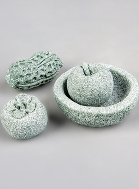 逗兽记青砂石摆件国潮桌面茶宠