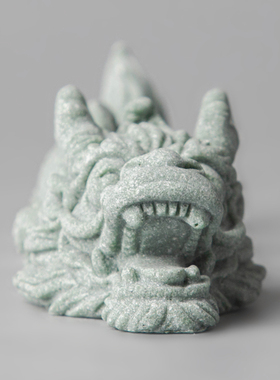 逗兽记青砂石新中式桌面摆件