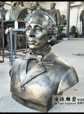 半身像摆件人物雕塑