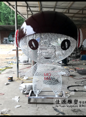 不锈钢镂空商场动物雕塑掌柜推荐