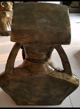 王羲之半身像摆件古代人物雕塑